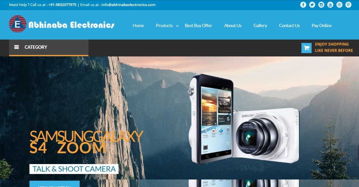 Abhinaba Electronics homepage reference
